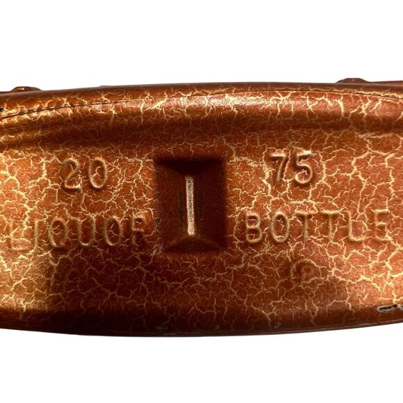 1976 Beam Bourbon Decanter Rockwell Pioneer Saturday Evening Post Vintage Bar - Picture 11 of 13